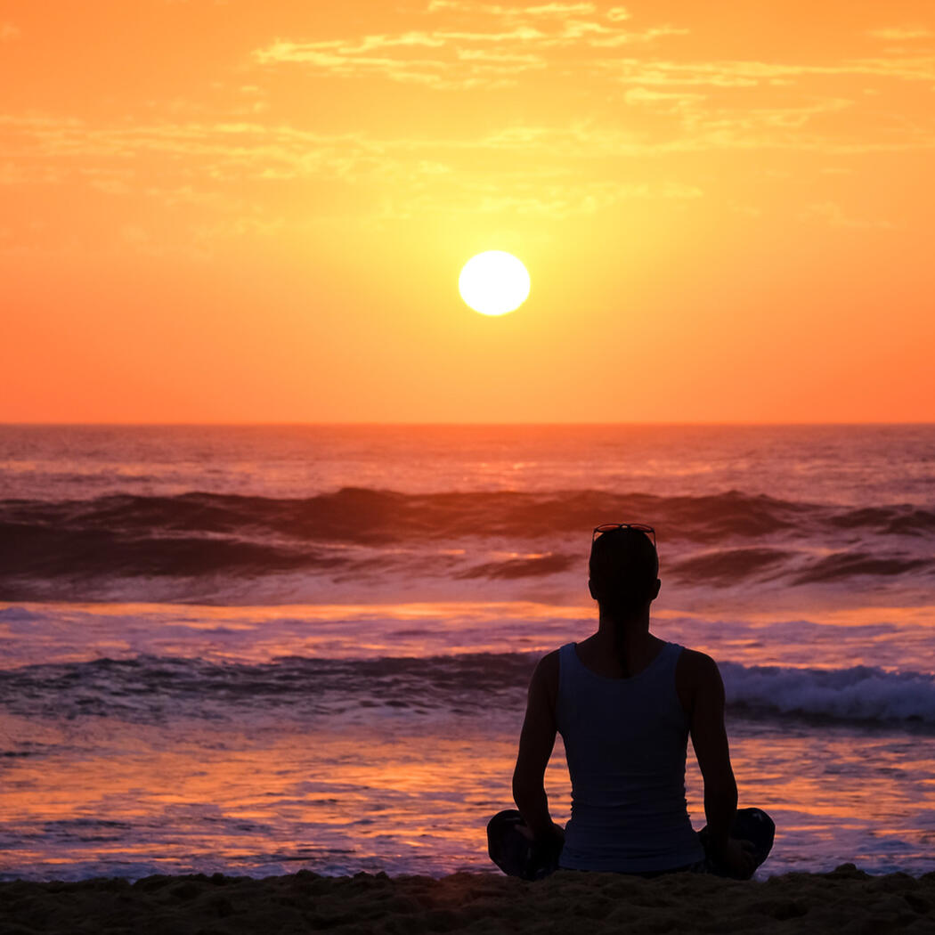 Sunrise meditation
